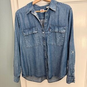 Levi's Doreen Utility Shirt, Sz L, Like New